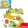 Image de Puzzle bébé ferme XXL en carton - 17 pièces