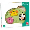 Image de Goula Puzzle d’encastrement ferme en bois