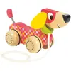 Image de Goula Chien à tirer en bois