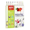 Image de Apli Coffret feutres textile - 10 feutres