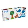 Image de Milan pâte à modeler lot de 10 pots - Blanc