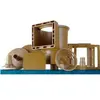 Image de Gre Pools Ensemble skimmer pour piscines acier GRE - Marron