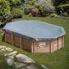 Image de Bâche d'Hiver pour Piscine en Bois 580 g/m2 - Évora, Anis, Cardamome