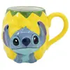 Image de Disney Tasse 325ml 3D Stitch dans un Coffret Cadeau Collection Ananas Jaune