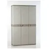 Image de Plastiken Armoire de rangement cadenassable en polypropylène - 105 x 44 x 176 cm