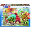 Image de Educa Puzzle dinosaures 100 pièces
