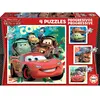 Image de Educa puzzle progressif Cars Disney Pixar - lot de 4