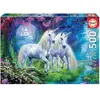 Image de Educa puzzle Licornes dans la forêt - 500 pièces