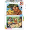 Image de Educa puzzle enfant Disney animaux - 2 x 20 pièces