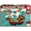 Image de Educa puzzle détective bateau pirate - 50 pièces
