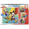 Image de Educa puzzle progressif Mickey et ses amis - 4 puzzles