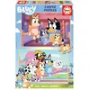 Image de Educa puzzle bois Bluey 2 x 25 pièces