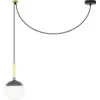 Image de Suspension en verre gris Mine - Faro Barcelona