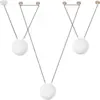 Image de Suspension en verre blanc 3L Mine Space - Faro Barcelona