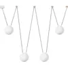 Image de Suspension en verre blanc 4L Mine Space - Faro Barcelona