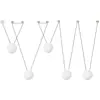 Image de Suspension en verre blanc 5L Mine Space - Faro Barcelona