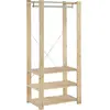 Image de Astigarraga Armoire penderie en pin - Naturel