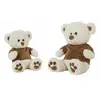 Image de Bigbuy peluche ours en velours - Marron