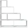 Image de Loungitude Étagère escalier 7 cases - Blanc