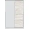 Image de Loungitude Armoire enfant porte coulissante - Blanc