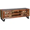 Image de Giner y colomer Meuble TV bois recyclé - Multicolore