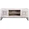 Image de Giner y colomer Meuble TV manguier - Argent