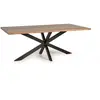 Image de Giner y colomer Table à manger acacia - Bois naturel et noir