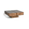 Image de Giner y colomer Table basse acacia - Brun