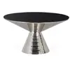 Image de Giner y colomer Table basse ronde verre - Noir