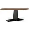 Image de Giner y colomer Table à manger ovale acacia - Brun