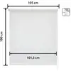 Image de Store enrouleur occultant blanc 105 x 190 cm
