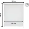 Image de Store enrouleur occultant blanc 120 x 190 cm