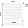 Image de Easydeco Store enrouleur jour et nuit - 135 x 250 cm - Blanc