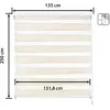 Image de Store enrouleur lin 135 x 250 cm