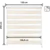 Image de Store enrouleur lin 150 x 250 cm