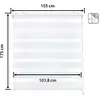 Image de Store enrouleur blanc 105 x 175 cm