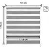 Image de Store enrouleur blanc 135 x 175 cm