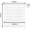 Image de Easydeco Store enrouleur jour et nuit - 180 x 175 cm - Blanc