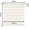 Image de Easydeco Store enrouleur jour et nuit - 180 x 175 cm - Lin