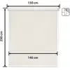 Image de Store enrouleur beige 150 x 250 cm