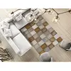 Image de Atticgo LENA 22605 - 120x170 cm - Rouille/beige/gris