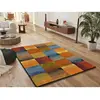 Image de ATTICGO Tapis géométrique SYBIL multicolore 140x200 cm