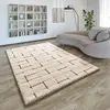 Image de Atticgo BRENDA 8834 - 80x150 cm - Beige et rouille