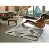 Image de Atticgo LEO 12183 - 80x150 cm - Gris noir moutarde