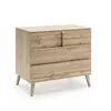 Image de Micuna Commode bébé 4 tiroirs - Naturel