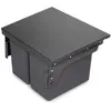Image de Emuca 8966123 - Poubelle coulissante latérale 2x24 L - Anthracite