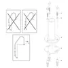 Image de Astral Support d'échelle sur platine Ø43 mm
