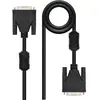 Image de Nanocable Câble DVI Dual Link - Noir - 1.8m