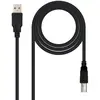 Image de Nanocable Câble Imprimante USB-A 2.0
