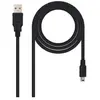 Image de Nanocable Câble USB 2.0 Mini-USB - 0,5 m - Noir